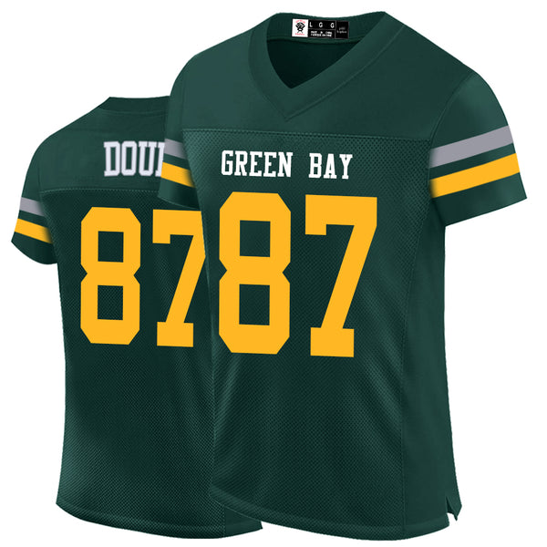 Kopkoc Green Bay Green 87 D Football Stitched Jerseys