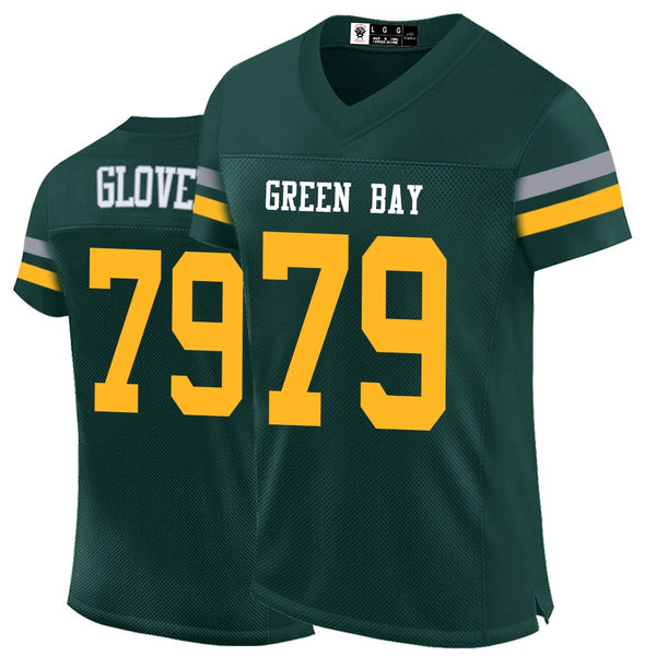 Kopkoc Green Bay Green 79 G Football Stitched Jerseys