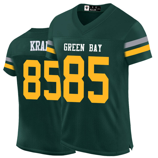 Kopkoc Green Bay Green 85 K Football Stitched Jerseys