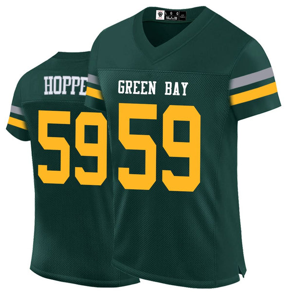 Kopkoc Green Bay Green 59 H Football Stitched Jerseys