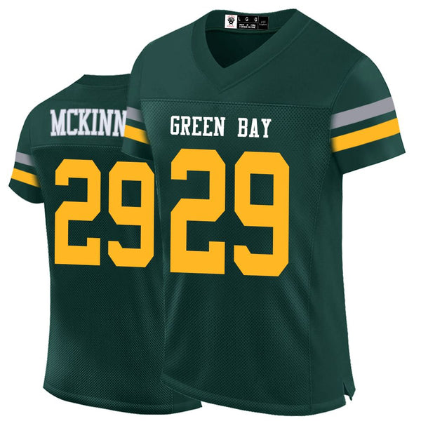 Kopkoc Green Bay Green 29 M Football Stitched Jerseys