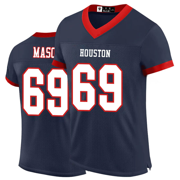 Kopkoc Houston 69 M Football Stitched Jerseys