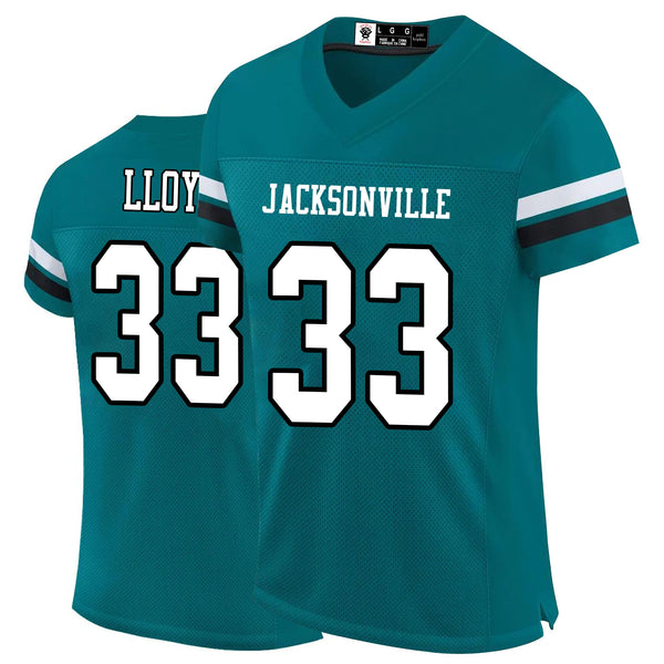 Kopkoc Jacksonville Green 33 L Football Stitched Jerseys