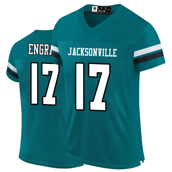 Kopkoc Jacksonville Green 17 E Football Stitched Jerseys