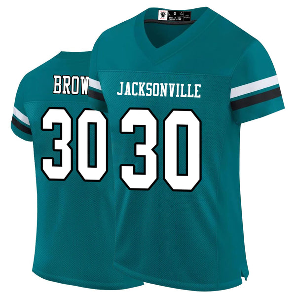 Kopkoc Jacksonville Green 30 B Football Stitched Jerseys