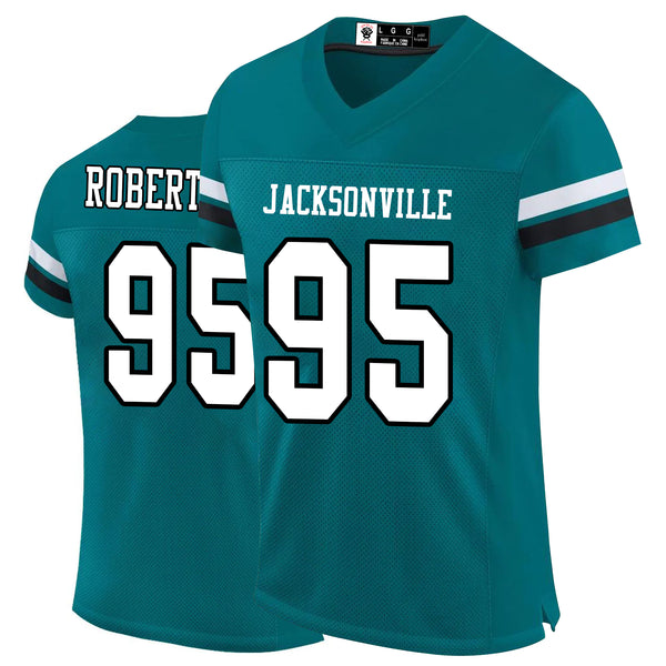 Kopkoc Jacksonville Green 95 R Football Stitched Jerseys