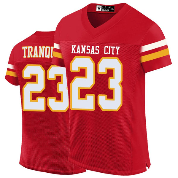 Kopkoc Kansas City Red 23 T Football Stitched Jerseys