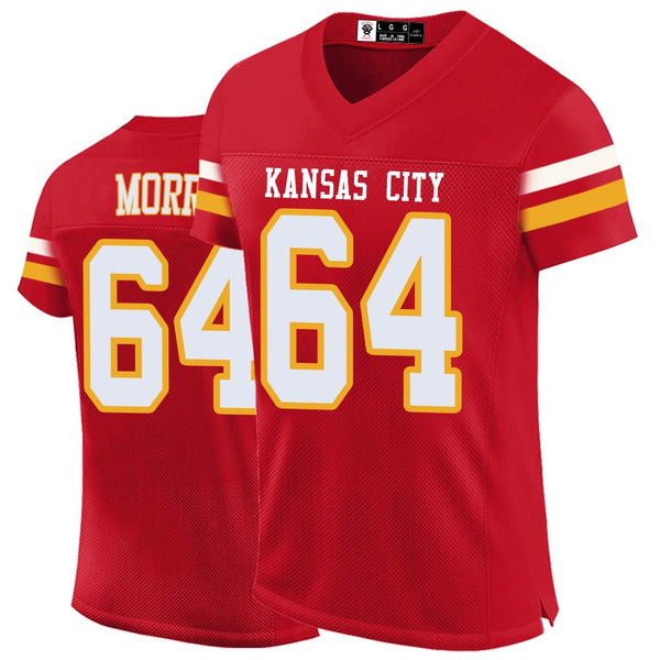 Kopkoc Kansas City Red 64 M Football Stitched Jerseys