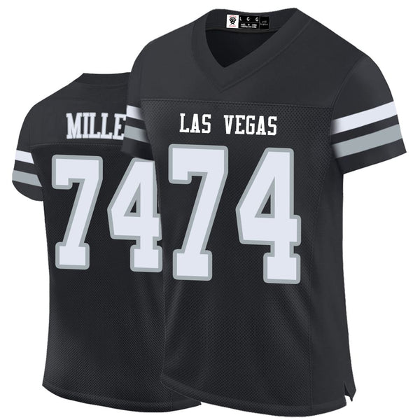 Kopkoc Las Vegas Black 74 M Football Stitched Jerseys