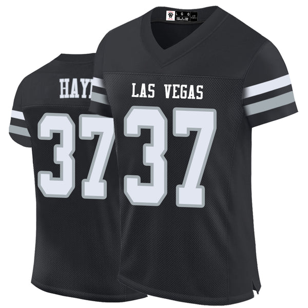 Kopkoc Las Vegas Black 37 H Football Stitched Jerseys