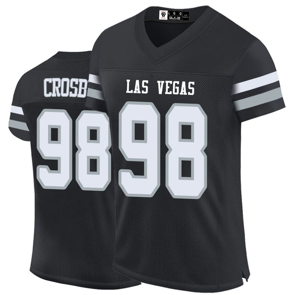 Kopkoc Las Vegas Black 98 C Football Stitched Jerseys