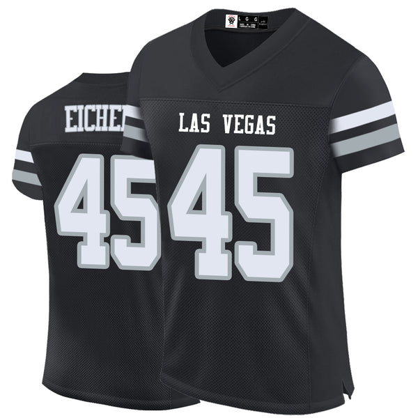 Kopkoc Las Vegas Black 45 E Football Stitched Jerseys