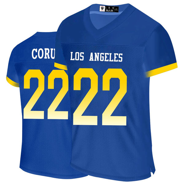 Kopkoc Los Angeles R Blue 22 C Football Stitched Jerseys