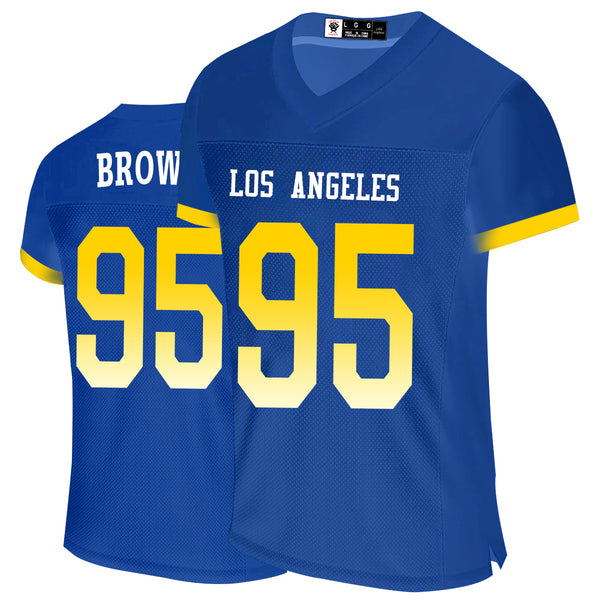 Kopkoc Los Angeles R Blue 95 B Football Stitched Jerseys