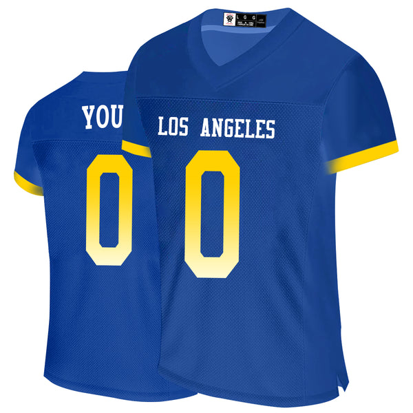 Kopkoc Los Angeles R Blue 0 Y Football Stitched Jerseys