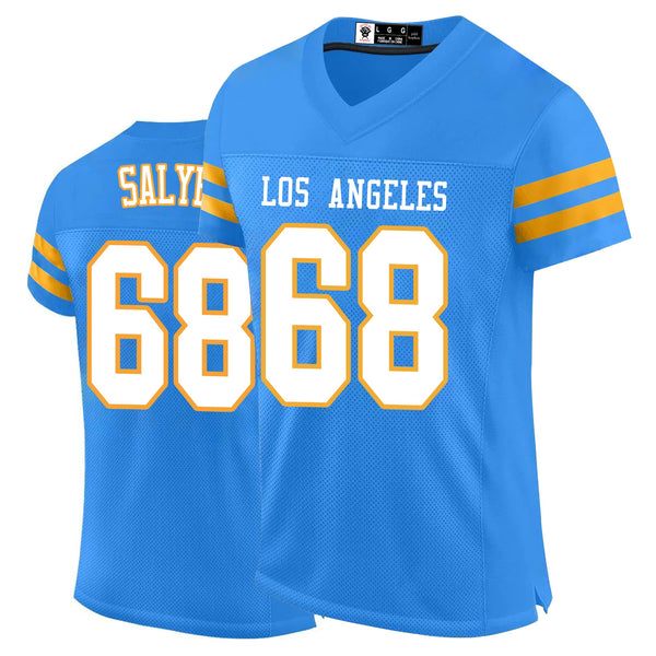 Kopkoc Los Angeles C Blue 68 S Football Stitched Jerseys