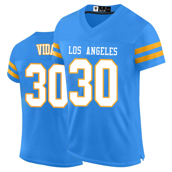 Kopkoc Los Angeles C Blue 30 V Football Stitched Jerseys