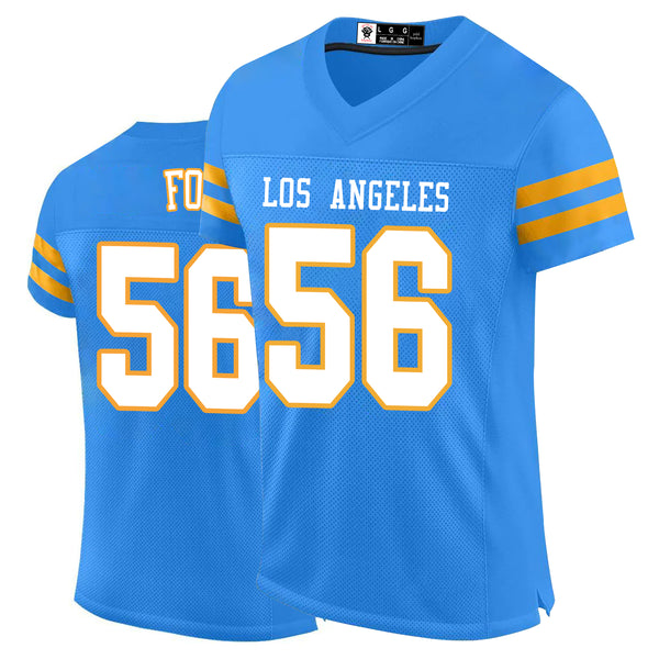 Kopkoc Los Angeles C Blue 56 F Football Stitched Jerseys