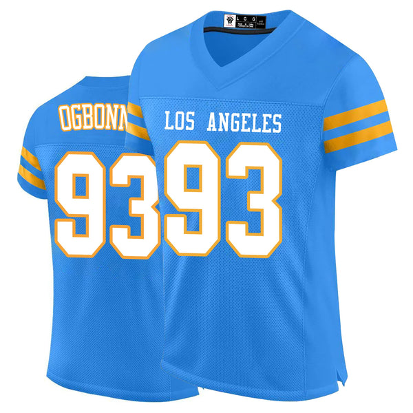 Kopkoc Los Angeles C Blue 93 O Football Stitched Jerseys