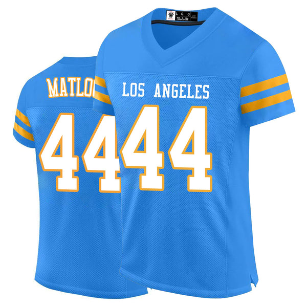 Kopkoc Los Angeles C Blue 44 M Football Stitched Jerseys