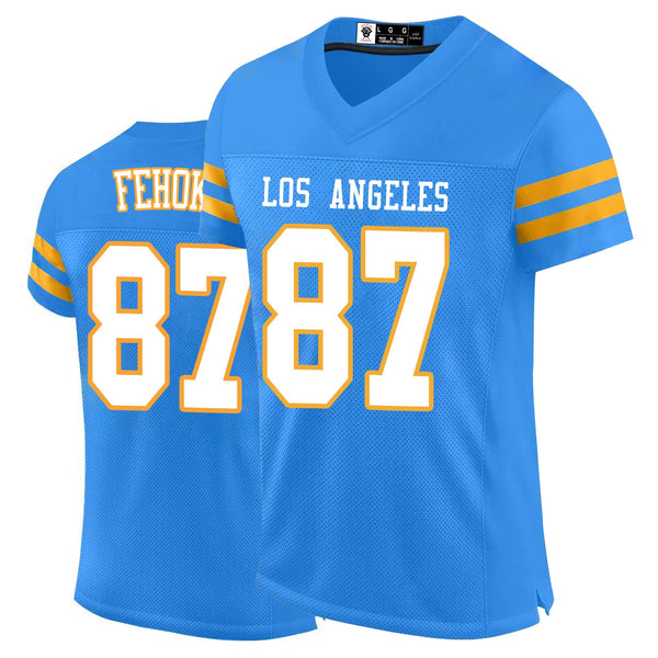 Kopkoc Los Angeles C Blue 87 F Football Stitched Jerseys