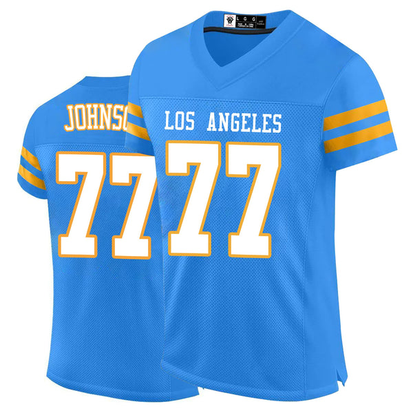 Kopkoc Los Angeles C Blue 77 J Football Stitched Jerseys