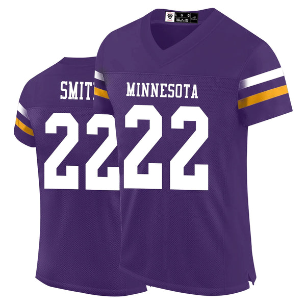 Kopkoc Minnesota Purple 22 S Football Stitched Jerseys