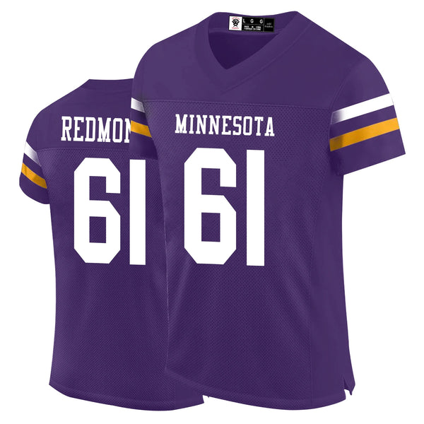 Kopkoc Minnesota Purple 61 R Football Stitched Jerseys