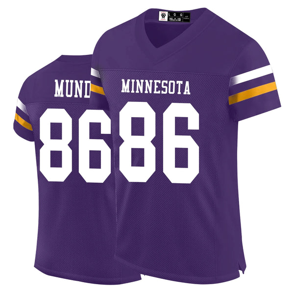 Kopkoc Minnesota Purple 86 M Football Stitched Jerseys