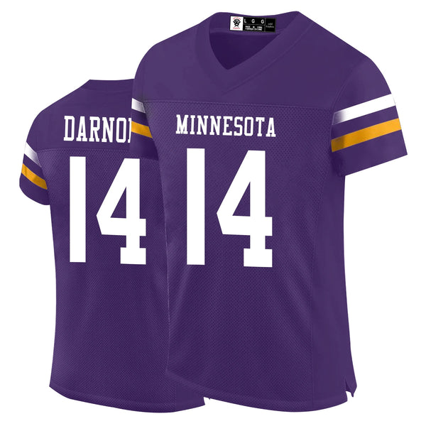 Kopkoc Minnesota Purple 14 D Football Stitched Jerseys