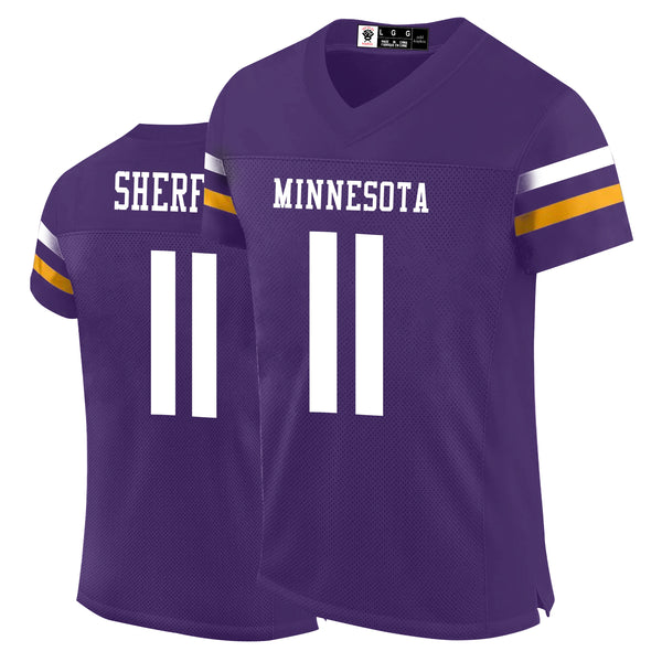 Kopkoc Minnesota Purple 11 S Football Stitched Jerseys