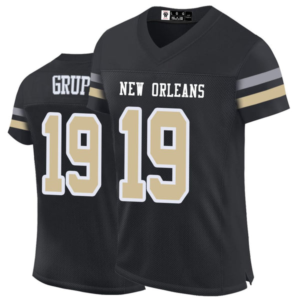 Kopkoc New Orleans Black 19 G Football Stitched Jerseys