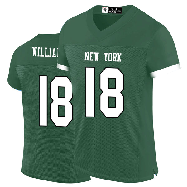 Kopkoc New York Green 18 W Football Stitched Jerseys