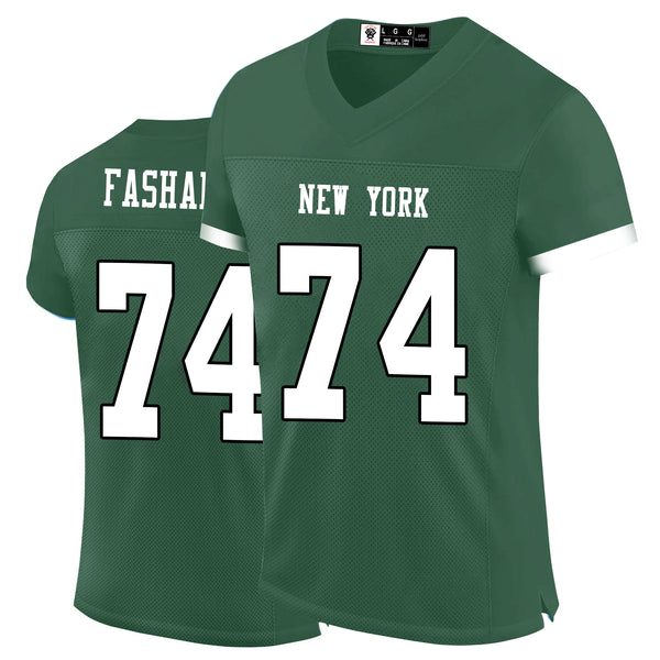 Kopkoc New York Green 74 F Football Stitched Jerseys