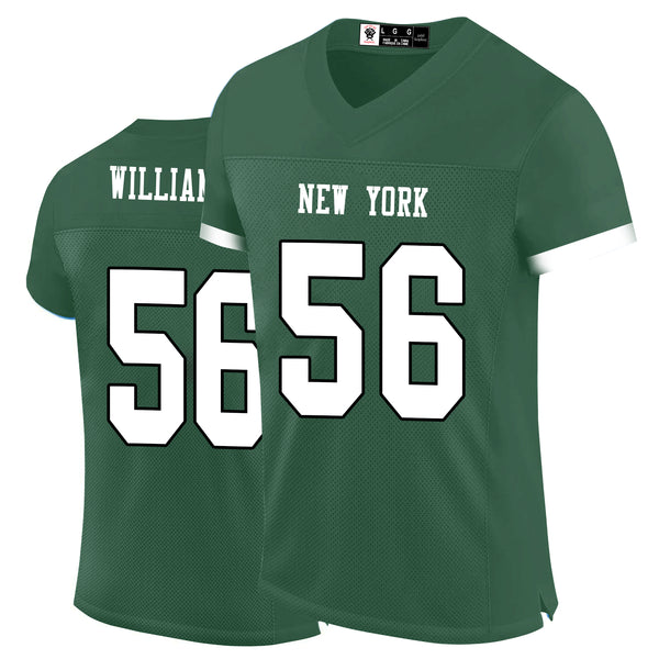 Kopkoc New York Green 56 W Football Stitched Jerseys