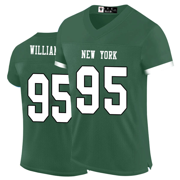 Kopkoc New York Green 95 W Football Stitched Jerseys