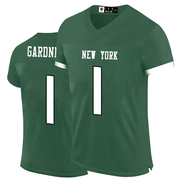 Kopkoc New York Green 1 G Football Stitched Jerseys