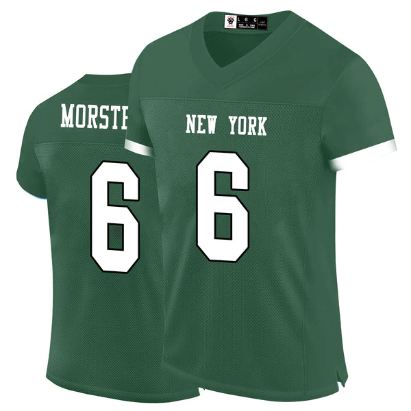 Kopkoc New York Green 6 M Football Stitched Jerseys