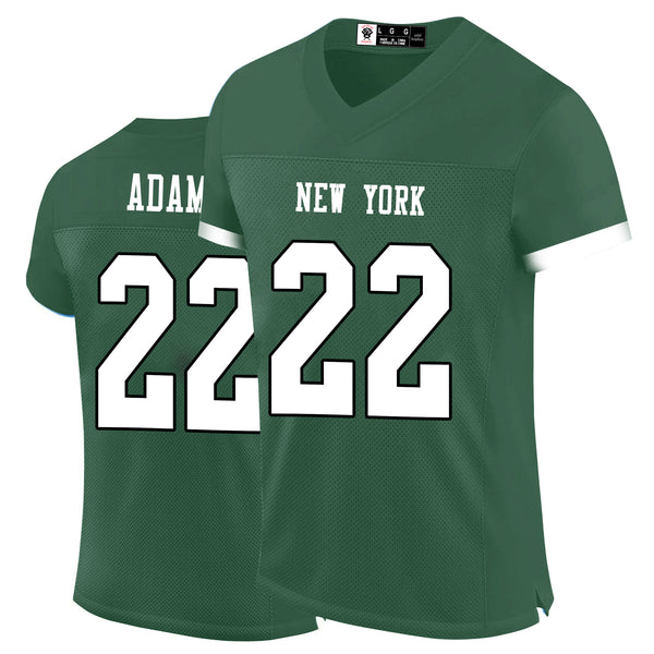 Kopkoc New York Green 22 A Football Stitched Jerseys