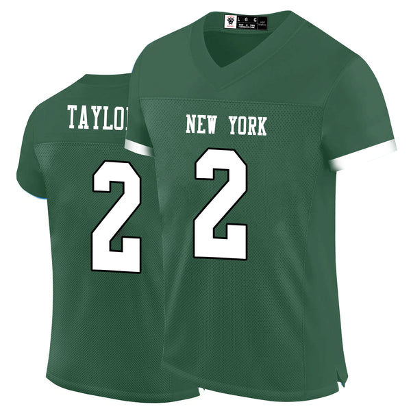 Kopkoc New York Green 2 T Football Stitched Jerseys