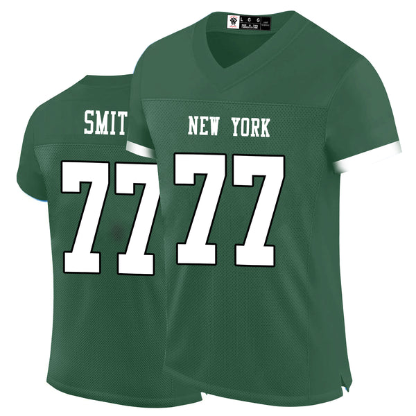 Kopkoc New York Green 77 S Football Stitched Jerseys