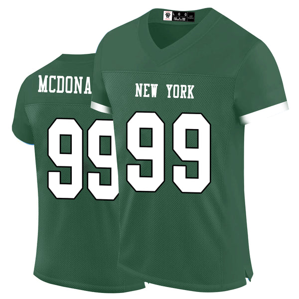 Kopkoc New York Green 99 M Football Stitched Jerseys