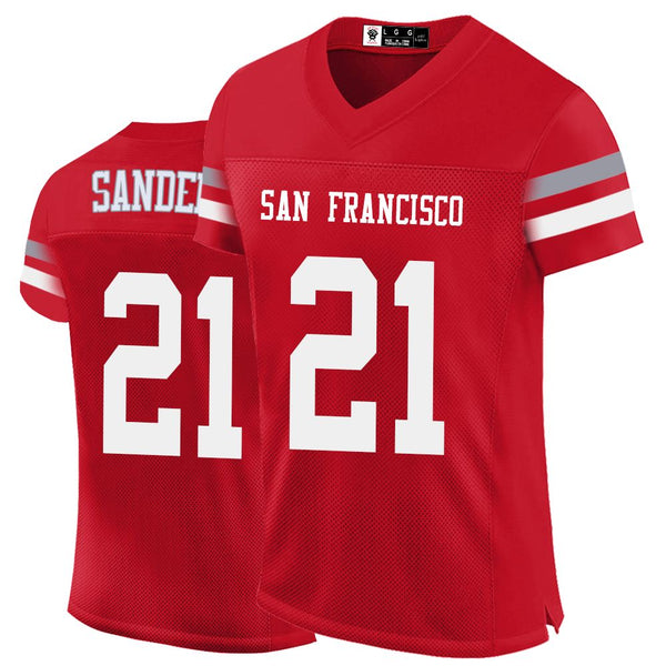 Kopkoc San Francisco Red 21 S Football Stitched Jerseys