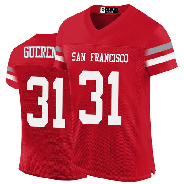 Kopkoc San Francisco Red 31 G Football Stitched Jerseys