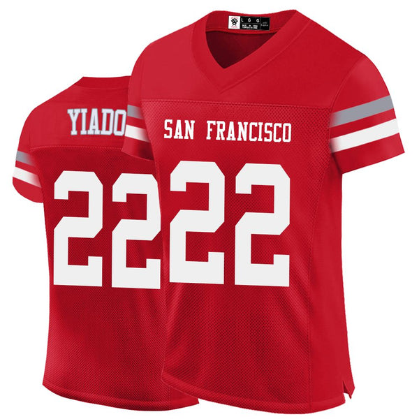 Kopkoc San Francisco Red 22 Y Football Stitched Jerseys