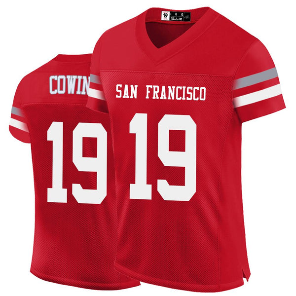 Kopkoc San Francisco Red 19 C Football Stitched Jerseys