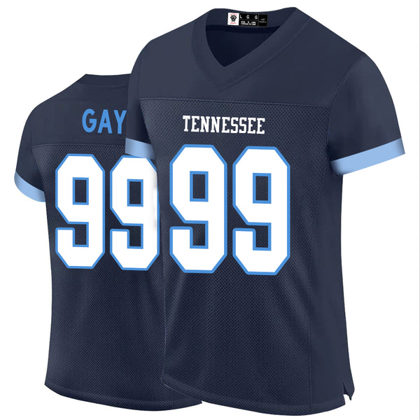 Kopkoc Tennessee Navy 99 G Football Stitched Jerseys