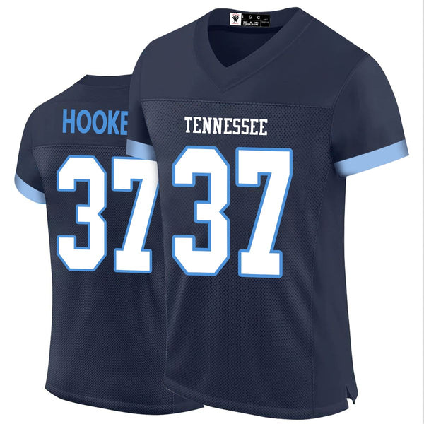 Kopkoc Tennessee Navy 37 H Football Stitched Jerseys