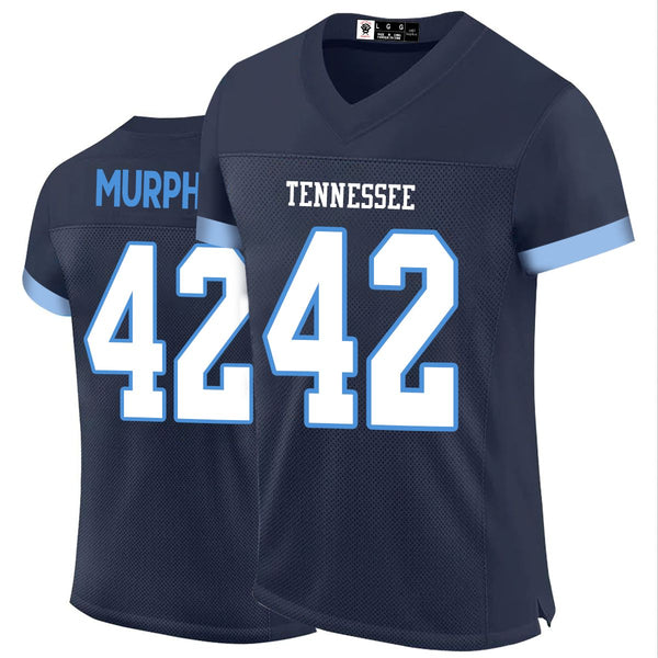 Kopkoc Tennessee Navy 42 M Football Stitched Jerseys