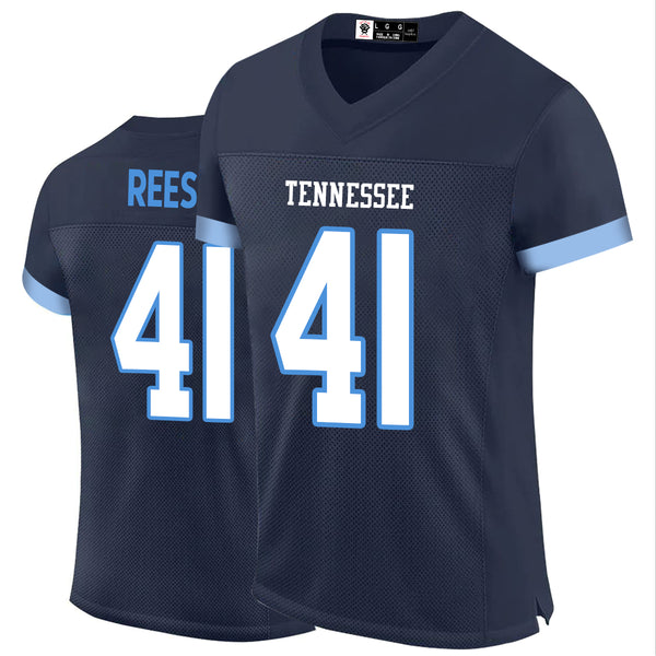 Kopkoc Tennessee Navy 41 R Football Stitched Jerseys